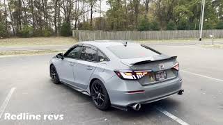 2022 Civic Si gets AWE Tuning exhaust Touring Edition [upl. by Nerrej105]