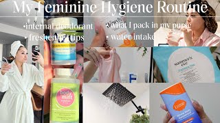 My daily feminine hygiene routine washes I use  supplements  shaving  changing underwear  etc [upl. by Ahsienauq]