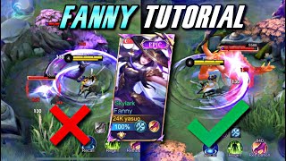 THINGS YOU NEED TO DO WHEN USING FANNY IN RANK FANNY TUTORIAL  MLBB [upl. by Pazit]