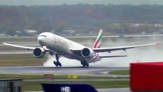 Rainy Spotting at Frankfurt Airport  45 mins of Stunning Heavies Action  Other Aircraft [upl. by Selwyn]