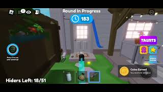 roblox megahideandseek Seeker Round No333 Backyard 2Seekers with Phoenix [upl. by Daiz]