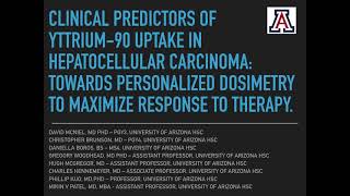 Clinical Predictors of Yttrium90 Uptake in Hepatocellular Carcinoma Towards Personalized Dosimetry [upl. by Notseh237]