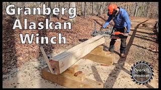 Chainsaw Milling Using the Granberg Alaskan Winch [upl. by Auqenes]