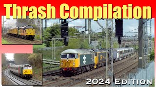 British Diesel Locomotive Thrash Compilation 2024 Edition [upl. by Missak]