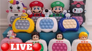 🔴Live Playing Fidget Toys Electric PoP IT Caracter popit satisfying fidgettoys toys🔴 [upl. by Sigfried]