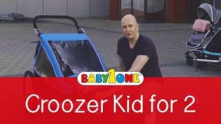 Croozer Kid for 2 Fahrradanhänger [upl. by Lowis]