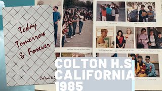 Colton High School Yearbook 1985 Crimson And Gold Colton California [upl. by Kizzie]