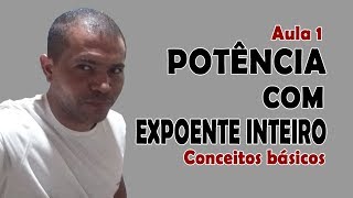 Potência Com EXPOENTE INTEIRO A1  Prof Alberto [upl. by Esinaj202]