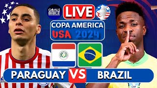 🔴PARAGUAY vs BRAZIL LIVE  COPA AMERICA 2024  Full Match LIVE Today [upl. by Solakcin181]