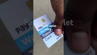 Paytm wallet card  payment wallet transit card [upl. by Darooge]