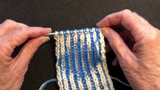 Italian Bind Off for Brioche Knitting also works for double knitting [upl. by Iarised823]