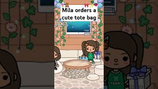 Mila order a tote bag 🛍️🫧🐾🌷 tocaworld [upl. by Eusoj360]