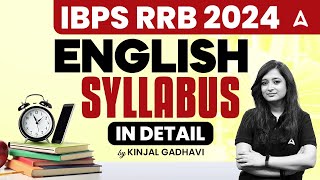 IBPS RRB POClerk English Syllabus in Detail  IBPS RRB Notification 2024  By Kinjal Gadhavi [upl. by Terb]