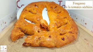 Fougasse à la tomates séchées  recette de fougasse [upl. by Yngad]