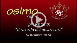 Il ricordo dei nostri cari  Settembre 24 [upl. by Terryl407]