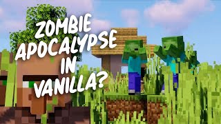 Zombie Apocalypse in Vanilla Minecraft Using Command Blocks Tutorial  New Update 1201 [upl. by Tnomal162]