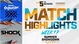 NYXLOverwatch vs sanfranciscoshock  Summer Showdown Qualifiers Highlights  Week 17 Day 1 [upl. by Ytitsahc]