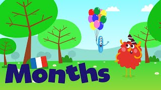 Months of the Year in French 🇫🇷  Learn French [upl. by Quitt109]