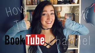 HOW TO START A BOOKTUBE CHANNEL  BOOKTUBING 101 [upl. by Jerroll]