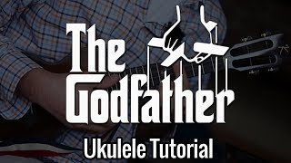 The Godfather Theme  Ukulele Finger Picking Tutorial Tabs amp Chords [upl. by Ibbetson729]