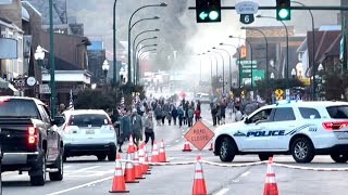 Gatlinburg  Sunday’s SAD Day Damaging Fire Downtown Streets Closed 1092022  630PM [upl. by Enuj]