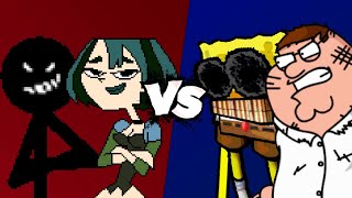 MUGEN Battle  GwenMarshall vs SpongPeter Griffin [upl. by Sheldon]