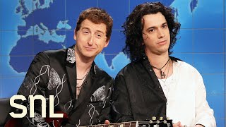 Weekend Update Remember Lizards on Being a Backup Musical Guest  SNL [upl. by Tandi618]