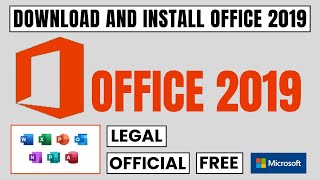 How to Download Microsoft Office 2019 for free Windows 10 amp 11  Microsoft Office 2019 [upl. by Adlen658]