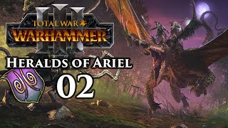 Total War Warhammer 3 Immortal Empires  Heralds of Ariel  Part 2 [upl. by Ihp]