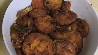 Vazhakkai Varuval receipe in tamil [upl. by Attiuqehs]