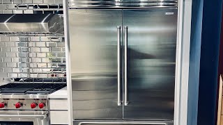 An In Depth Look at All New 48 Inch SubZero CL4850UFD French Door Refrigerator [upl. by Sinnaiy]