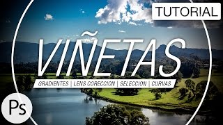 Viñetas  Tutorial Photoshop [upl. by Zitah]