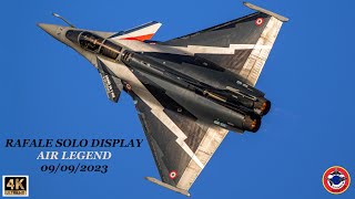 RAFALE SOLO DISPLAY AIR LEGEND 09 SEPT 23 [upl. by Gathers]