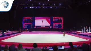 Maellyse BRASSART BEL  2018 Artistic Europeans qualification floor [upl. by Ashlee]