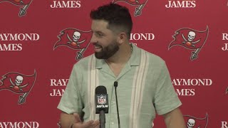 Baker Mayfield Talks His 4TD Performance vs Commanders  Press Conference  Tampa Bay Buccaneers [upl. by Atnuahsal]