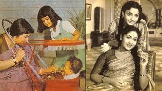 Mahanati Savitri Rare amp Unseen photos with family and friends  mahanati savithri [upl. by Anawyt]