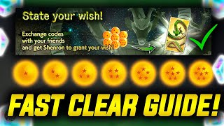 6th ANNIVERSARY SHENRON GUIDE FASTEST WAY TO GET ALL THE DRAGON BALLS Dragon Ball Legends [upl. by Elkin]