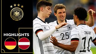 Havertz Müller Gnabry amp Co score 7 goals Germany vs Latvia 71  Highlights  Friendly [upl. by Suidaht]