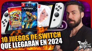 Top 10 JUEGAZOS que llegarán a Nintendo Switch en 2024 Switch AÚN TIENE MUCHO QUE DECIR [upl. by Ykcir]