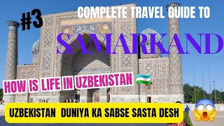 SAMARKAND  Must Visit City in Uzbekistan  Top 7 Places to Visit [upl. by Monahan]