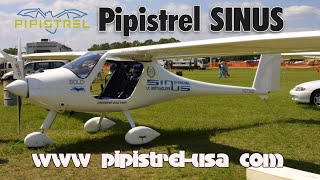 Pipistrel SINUS light sport aircraft motorglider Pipistrel USA Rand Vollmer [upl. by Hulbard]