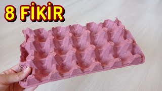 DIY Yumurta kolisi ile yapılabilecek 8 harika geri dönüşüm fikri hepsi bir arada [upl. by Taro953]