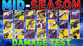 Has the MidSeason Sandbox Update Shifted the METAH Damage Testing  Destiny 2 Season of the Wish [upl. by Allan]