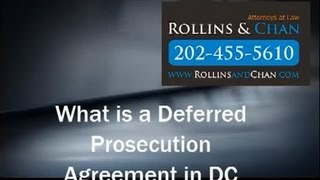 DC Attorney Discusses Deferred Prosecution Agreements [upl. by Beale]