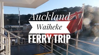 Auckland to Waiheke Island Ferry Trip on MV Korora [upl. by Smitt]