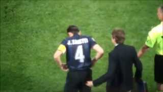 Javier Zanetti LA LEGGENDA Lingresso nellultima partita a San Siro Cavalcata [upl. by Coad]