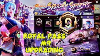 WOW 🤩NEW ROYAL PASS M9 UPGRADING NEW MYTHIC LIKE XSUIT PUBGMOBILE [upl. by Ardnaeed]