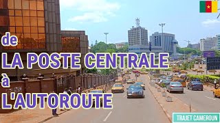 Yaoundé  Cameroun Direction lautoroute de Nsimalen  Trajet Cameroun [upl. by Annmarie655]