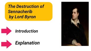 The Destruction of Sennacherib by Lord Byron explanation [upl. by Yleen]