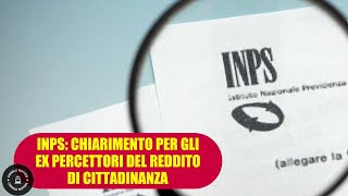 INPS chiarisce Per gli ex del Reddito di cittadinanza da marzo richieste per lAssegno unico [upl. by Clippard]